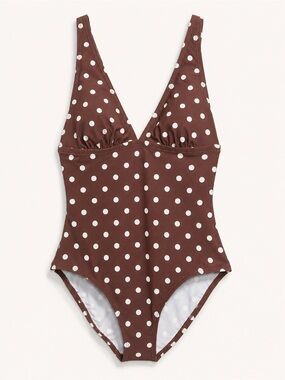 Polka Dot Tummy Control Full Coverage One Piece Swimsuit - Shade & Shore